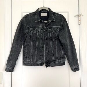 Everlane Denim Jacket, Washed Black - Size XS